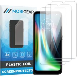 Mobigear Motorola Defy (2021) Screenprotector Folie - Case Friendly (3-Pack)