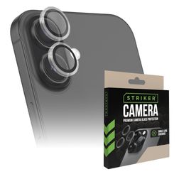 Striker Single Lens iPhone 18 Pro Max Glazen Camera Lens Protector - Case Friendly - Zwart