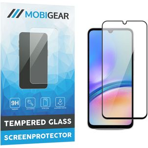 Mobigear Premium Samsung Galaxy A05s Glazen Screenprotector - Case Friendly - Zwart