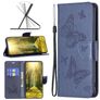 Mobigear Butterfly Nokia G21 Hoesje Bookcase Portemonnee - Donkerblauw