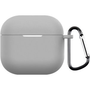 Mobigear Colors Apple AirPods 4 Hoesje Flexibel Siliconen - Grijs