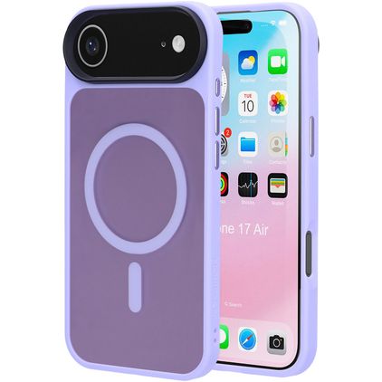 Mobiparts Hardcover iPhone Air MagSafe Hoesje Hardcase Backcover - Satin Lila