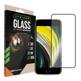 Striker Xtreme Impact iPhone 7 Glazen Screenprotector - Case Friendly
