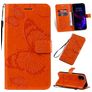 Mobigear Butterfly iPhone 11 Hoesje Bookcase Portemonnee - Oranje
