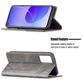 Mobigear Rhombus Slim OPPO Reno 6 5G Hoesje Bookcase - Grijs