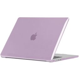 Mobigear Glossy MacBook Air 15 Inch (2023-2025) Hoes Hardshell Laptopcover MacBook Case - Paars - Model A2941 / A3114 / A3241