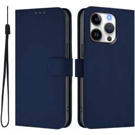 Mobigear Urban Wallet iPhone 16 Pro Hoesje Bookcase Portemonnee - Marineblauw