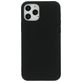 Mobiparts iPhone 12 Siliconen Hoesje Backcover - Zwart