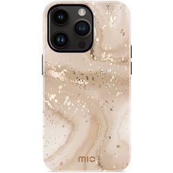 MIO iPhone 14 Pro MagSafe Hoesje Hardcase Backcover - Gold Marble
