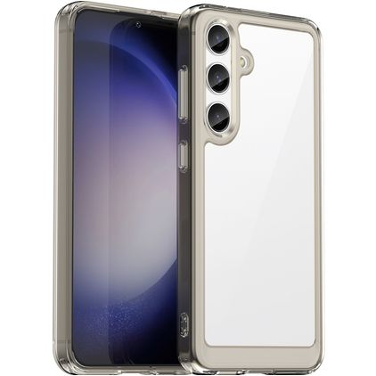 Mobigear Crystal Samsung Galaxy S24 Hoesje Hardcase Backcover - Grijs