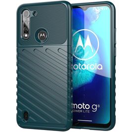 Mobigear Groove Motorola Moto G8 Power Lite Hoesje Flexibel TPU Backcover - Groen