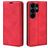 Mobigear Retro Slim Samsung Galaxy S26 Ultra Hoesje Bookcase Portemonnee - Rood
