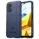 Mobigear Rugged Shield POCO M5 Hoesje Flexibel TPU Backcover Shockproof - Blauw