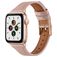 Mobigear Napoli Leren Apple Watch Bandje Gespsluiting - 42/41/40/38 mm - Roze