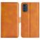Mobigear Slim Magnet Motorola Moto E32 Hoesje Bookcase Portemonnee - Cognac