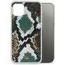 Mobilize Magnet Gelly iPhone 12 Hoesje Flexibel TPU Backcover Shockproof - Green Snake