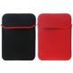Mobigear Two Way Neopreen Laptop Sleeve 15.4 inch Laptop hoes - Zwart / Rood