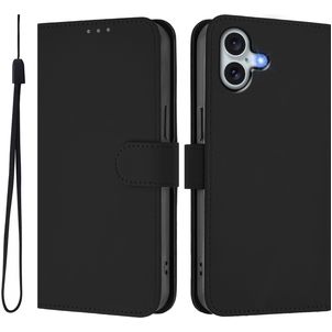 Mobigear Urban Wallet iPhone 16 Plus Hoesje Bookcase Portemonnee - Zwart
