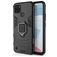 Mobigear Armor Ring Realme C25Y Hoesje Hardcase Backcover Shockproof met Ringhouder - Zwart