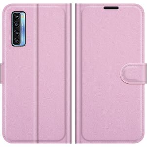 Mobigear Classic TCL 20S Hoesje Bookcase Portemonnee - Roze