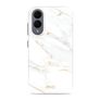 MIO Samsung Galaxy S25 Edge MagSafe Hoesje Hardcase Backcover - White Marble