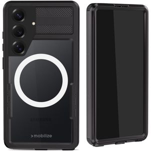 Mobilize Waterproof Samsung Galaxy S25 Ultra Waterdicht MagSafe Hoesje Hardcase Backcover - Zwart