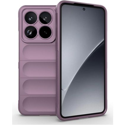 Mobigear Bumpy Xiaomi 15 Pro Hoesje Flexibel TPU Backcover - Paars