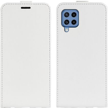 Mobigear Samsung Galaxy M22 Hoesje Flipcase - Wit
