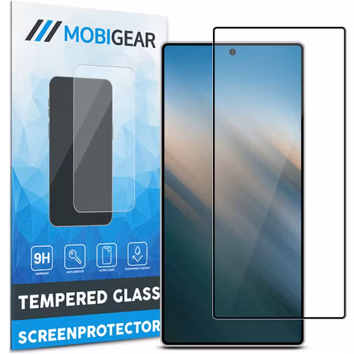 Mobigear Premium Samsung Galaxy S25 Ultra Glazen Screenprotector - Case Friendly