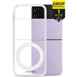 Mobilize Naked Protection Doorzichtig Samsung Galaxy Z Flip 4 MagSafe Hoesje Hardcase Backcover Shockproof - Transparant