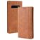 Mobigear Sensation Samsung Galaxy S10 Plus Hoesje Bookcase Portemonnee - Cognac