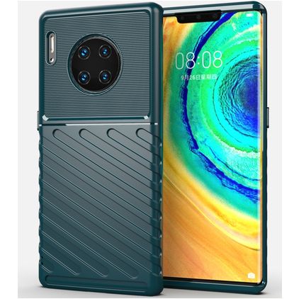 Mobigear Groove Huawei Mate 30 Pro Hoesje Flexibel TPU Backcover - Groen