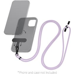 Mobilize Lanyard Universeel Telefoonkoord Verstelbaar - Paars