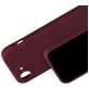 Mobiparts iPhone 16e Siliconen Hoesje Backcover - Plum Red