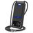 Mobigear Lanyard Card iPhone 17 Pro Siliconen Hoesje met koord en Pasjeshouder - Zwart