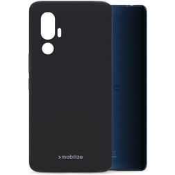 Mobilize Rubber Gelly HTC U24 Pro Hoesje Flexibel TPU Backcover - Matt Black