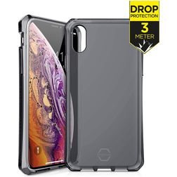 ITSkins SpectrumClear iPhone XS Hoesje Flexibel TPU Backcover Shockproof - Zwart