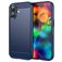 Mobigear Brushed Slim iPhone 17 Hoesje Flexibel TPU Backcover - Blauw