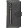 Mobigear Zipper Samsung Galaxy S20 Hoesje Bookcase Portemonnee - Zwart