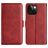 Mobigear Slim Magnet iPhone 15 Hoesje Bookcase Portemonnee - Rood