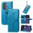 Mobigear Butterfly Motorola Edge (2022) Hoesje Bookcase Portemonnee - Blauw