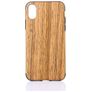 Mobigear Nature iPhone XS Max Hoesje Flexibel TPU Backcover - Teak