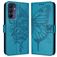 Mobigear Butterfly Samsung Galaxy A16 Hoesje Bookcase Portemonnee - Blauw