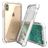 Mobigear Crystal iPhone X Hoesje Hardcase Backcover - Wit / Transparant