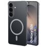 Mobiparts Classic Doorzichtig Samsung Galaxy S26 MagSafe Hoesje Flexibel TPU Backcover - Transparant