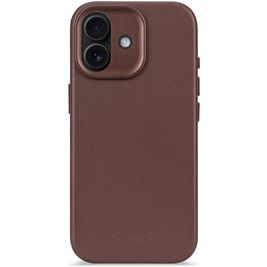 Decoded iPhone 17 Hoesje Echt Leer Backcover Shockproof - Chocolate Brown
