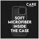 CARE by PanzerGlass Fashionable iPhone 16 Pro Siliconen MagSafe Hoesje Backcover - Zwart