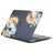 Mobigear Design MacBook Air 11 Inch (2010-2016) Hoes Hardshell Laptopcover MacBook Case - Bloemen Zwart - Model A1370 / A1465