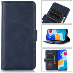 Mobigear Wallet iPhone 15 Plus Hoesje Bookcase Portemonnee - Blauw