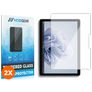 Mobigear Microsoft Surface Go 4 Glazen Screenprotector - Case Friendly - Zwart (2-Pack)